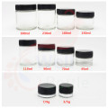 CBD Concentrate dry flower Packaging Cylinder 5g 10g 15g 30g 50g 100g 120g 200g clear Glass Jar with Child proof cap CF-50AN